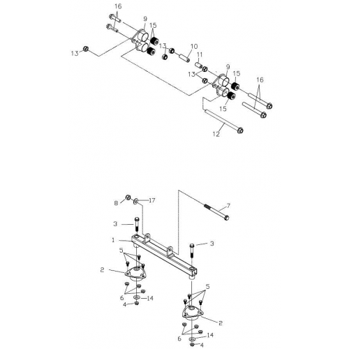 Engine Bracket (Adly Mini Car 320)