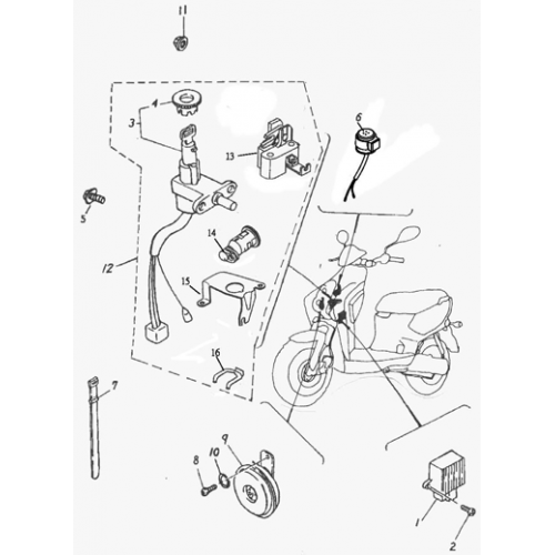 Electrical Parts (Adly PANTHER-50 '06)