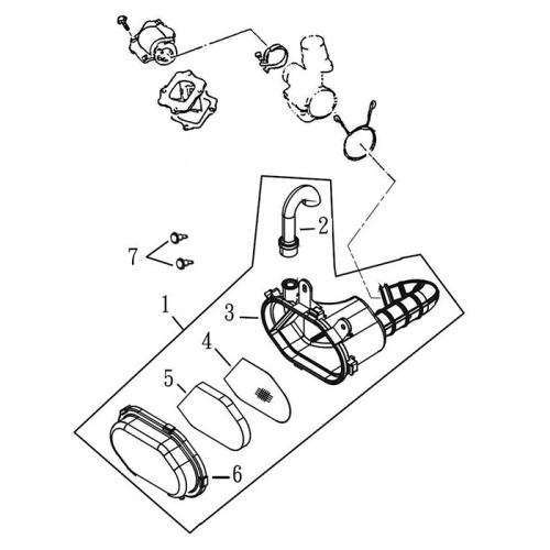 Air Cleaner (Adly Atv 100D)