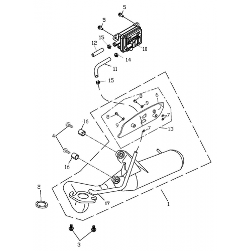 Exhaust (ADLY GTC-50)