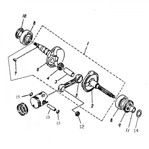 Crankshaft, Piston