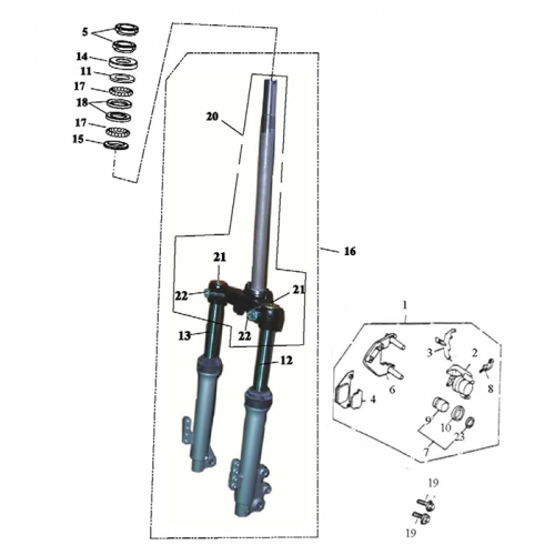 Front Fork – SPCC