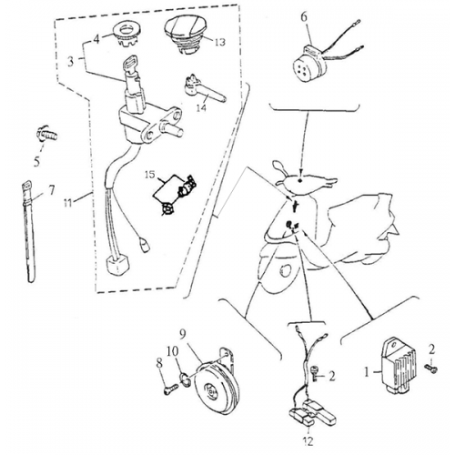 Electrical Equipment (Adly Super Sonic SS-125D)