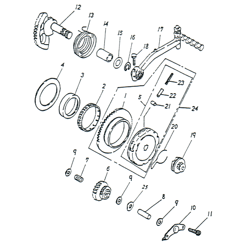 Starter (Adly SuperSonic 50cc II)