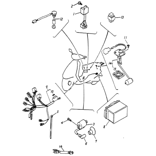Electrical Equipment | C.D.I. (Adly BullsEye 50)