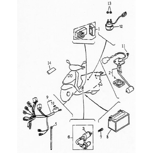 Electrical Equipment | C.D.I. (Lambretta UNO150)