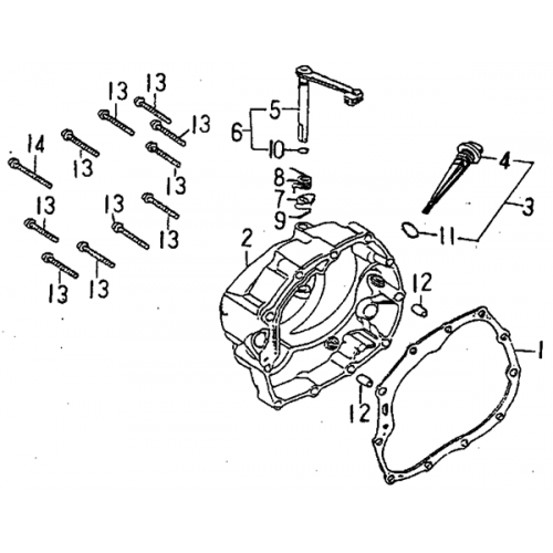 Right Crankcase Cover (Barossa ATV 170) Right Crankcase Cover (Barossa ATV 170)