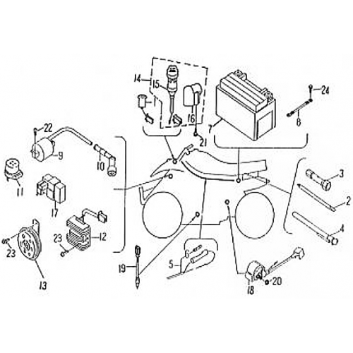 Wire Harness (Barossa ATV 170)