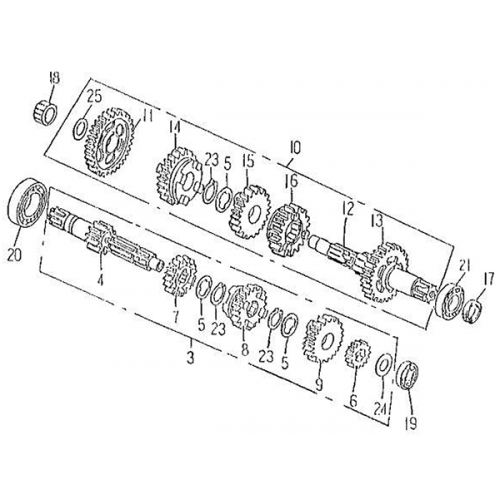 Transmission | Starter (Barossa Silverhawk 250) Transmission | Starter (Barossa Silverhawk 250)