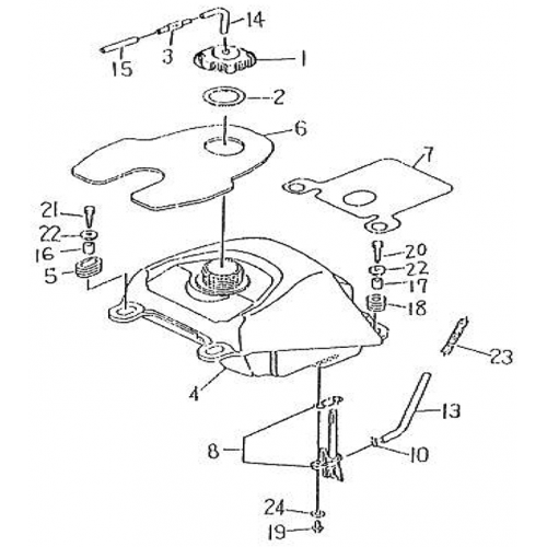 Fuel Tank (Barossa Silverhawk 250)