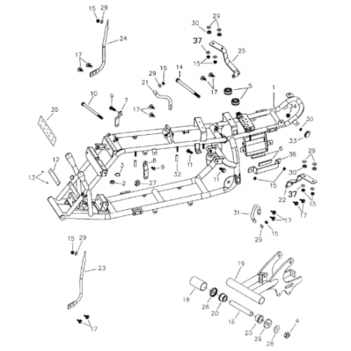 Body Frame (Bombardier Mini DS 50 2T)