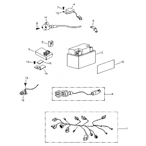 Electrical Components (Bombardier Mini DS 90 4T)