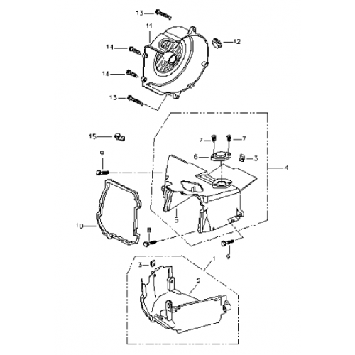 Fan Cover (Bombardier Mini DS 90 4T)
