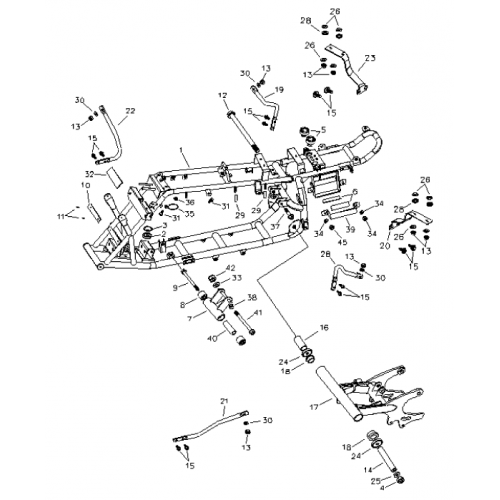 Frame (Bombardier Mini DS 90 4T)