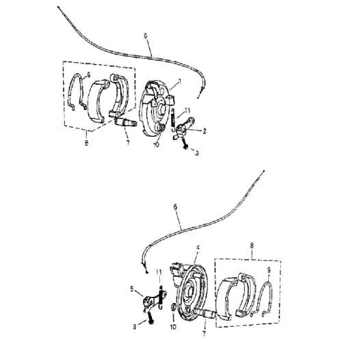 Front Brake (Bombardier Mini DS 90 4T)