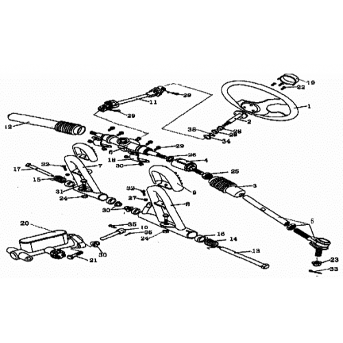 Steering Shaft Assy (Dazon Buggy 175)