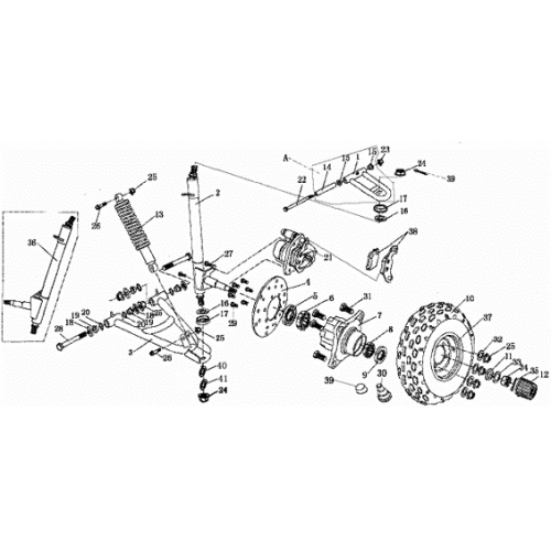 Front Wheel Assy (Dazon Buggy 175)
