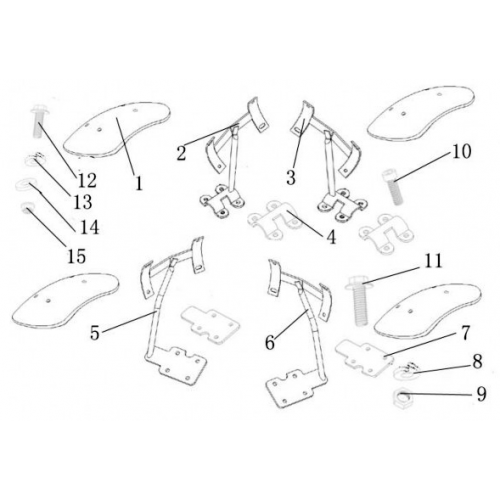 Mudguard Assy (Dazon Buggy 175)