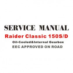 Raider Classic 150 Service Manual