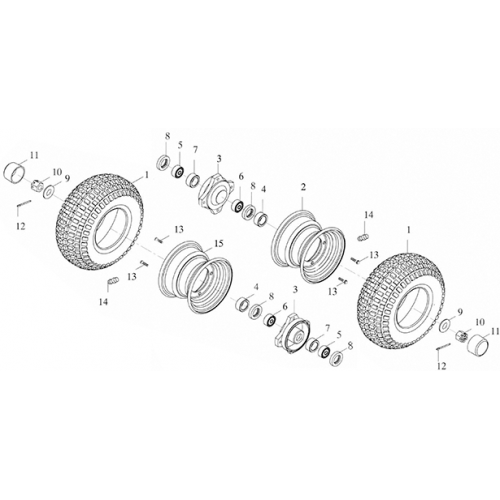 Front Wheel (Adly GK-125 (BK-125) 2005)