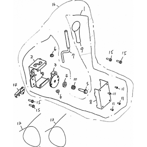 Shifting System (Adly GK-125 (BK-125) 2005)
