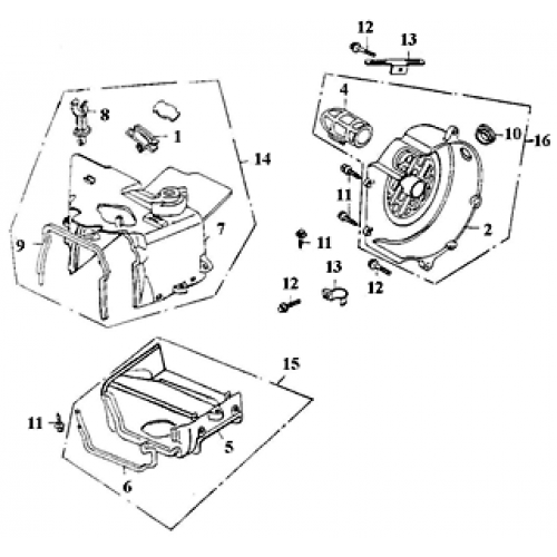 Fan Cover, Shroud (Adly GK-125 2009)