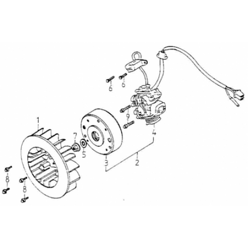 Generator (Adly GK-125 2009)