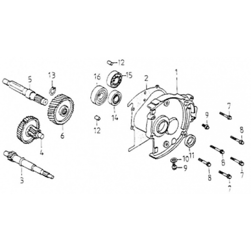 Transmission (Adly GK-125 2009)