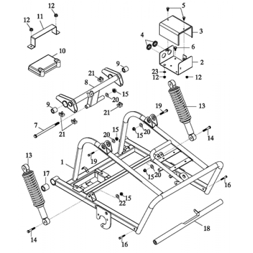 Engine Bracket Assy (Adly GK-125 2009)