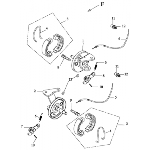 Front Brake (Adly GK-125 2009)