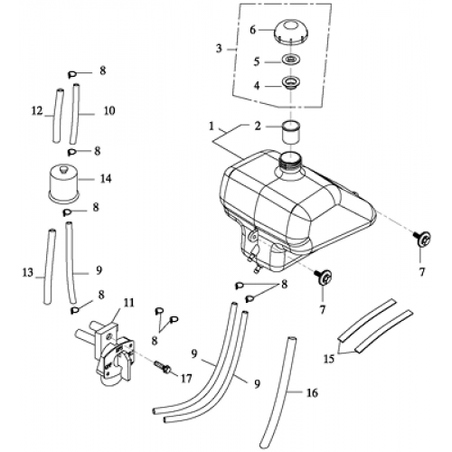 Fuel Tank (Adly GK-125 2009)