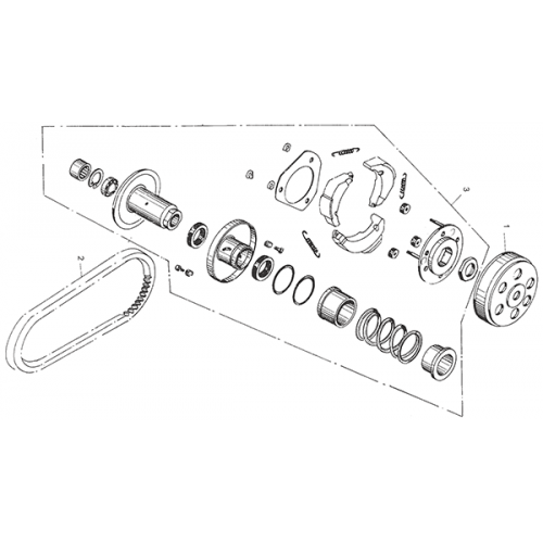 Driven Pulley | Clutch (Kasea Adventure Buggy 150)