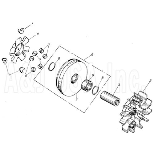 Drive Pulley (Kasea LM150IIR 2003)