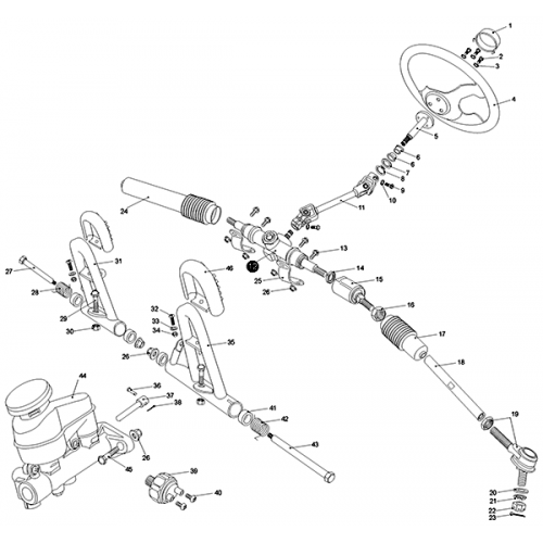 Steering Shaft (Kasea LM150IIR 2003)