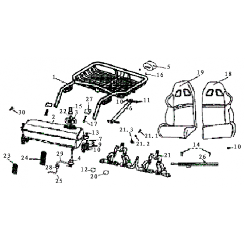 Fuel Tank Assembly (Dazon Raider 250D 2006 and Earlier) Fuel Tank Assembly (Dazon Raider 250D 2006 and Earlier)