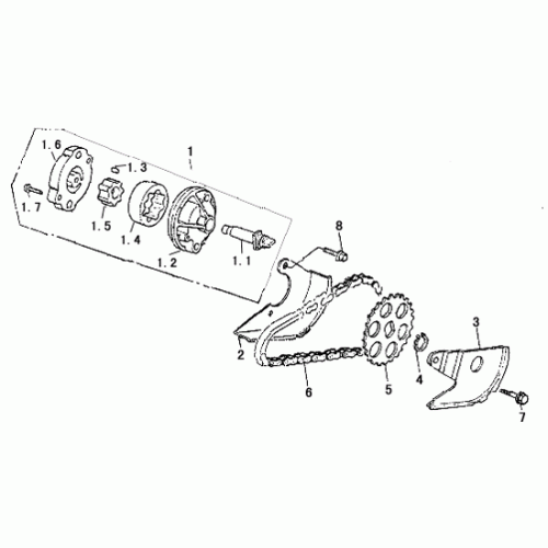 Oil Pump (Dazon Raider 250 Engine 2006+)