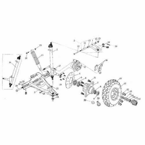 Suspension (Dazon Raider 150 2005 and Older)