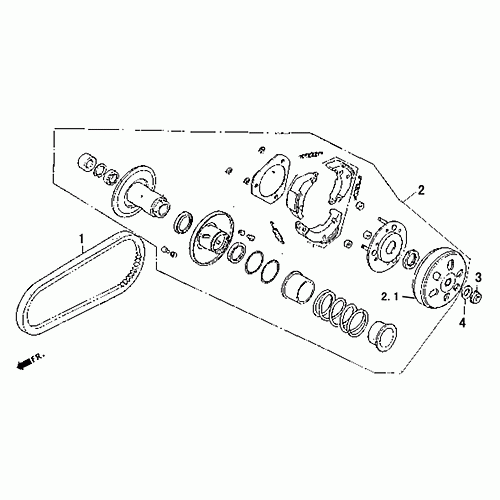 Driven Pulley (Dazon Raider 150 2006 and Earlier)