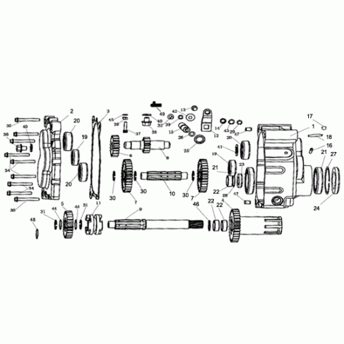 Transmission (Dazon Raider 250 2005 and Older)