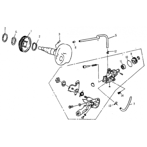 Oil Pump (Lambretta UNO50) Oil Pump (Lambretta UNO50)